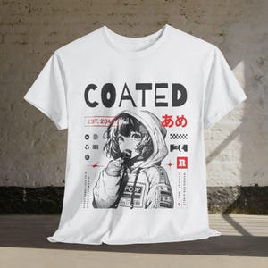 Anime Manga Style Unisex Heavy Cotton Tee, Japanese Art, Otaku Gift, Anime Lover Shirt, Manga Graphic Tee, Anime Convention Apparel
