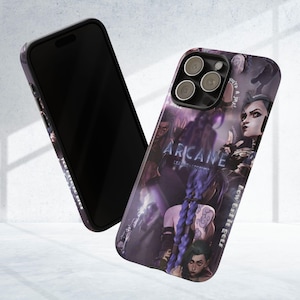 Jinx Inspired Phone Case: League of Legends, Impact Resistant