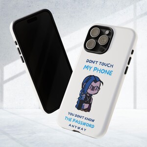 Gamer Phone Case, League of Legends Tough Case for Video Game Lover, LOL iPhone Case, Samsung Galaxy, Jinx Phone Cover, Gaming Accessories