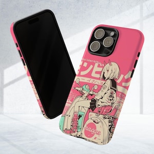 Kawaii Anime Phone Case: Cyberpunk Protective Cover