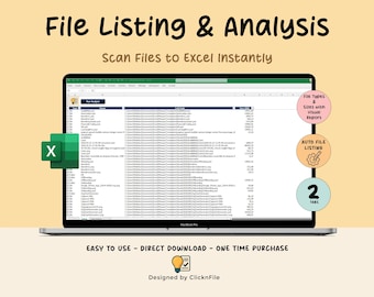Analizador de archivos de Excel / Listado y estadísticas de archivos automatizados (FR/EN)
