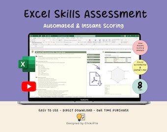 Excelスキル評価ツール｜採用担当者と候補者の評価ツール｜自動スコアとPDFレポート
