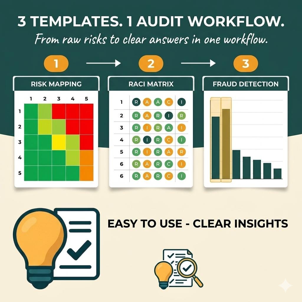 Risk Assessment Template Excel Bundle | Internal Audit Toolkit | Fraud ...