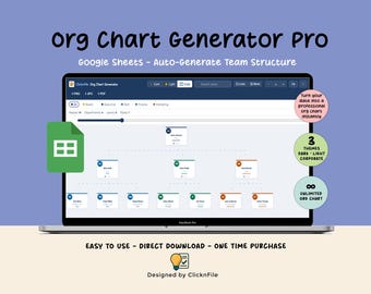 Generador de organigramas para Google Sheets / Herramienta de organización interactiva con fotos, zoom y exportación a PDF.
