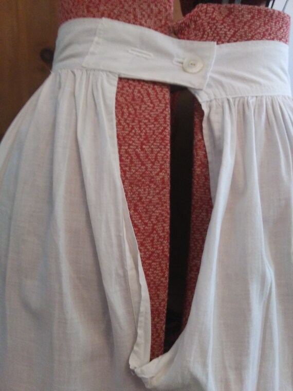 Vintage 1900's Edwardian Slip, Skirt, great lace - image 7