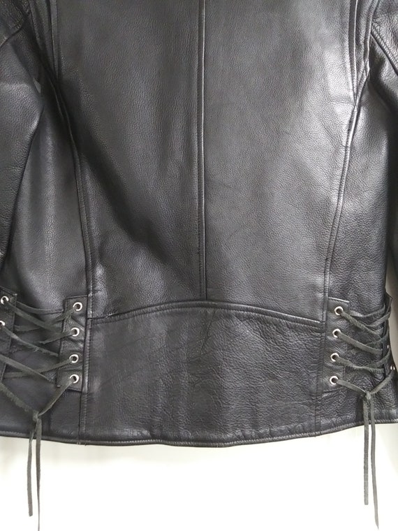 Vintage Wilsons Motorcycle Leather Jacket, hardly… - image 7