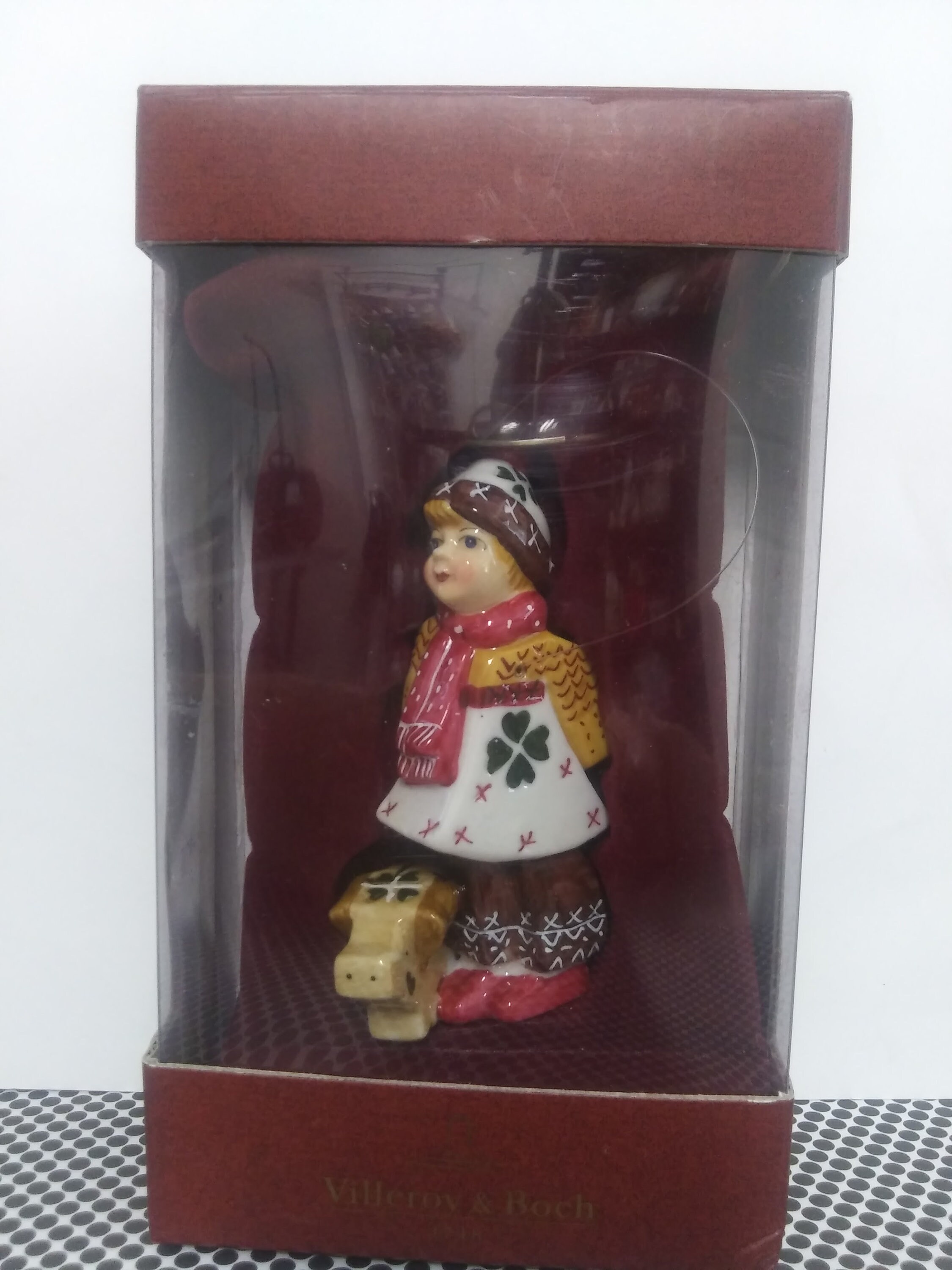 Villeroy & Boch Ornament, Scandinavia Children, Girl With Villeroy & Boch Ornament, Scandinavia Children, Girl With