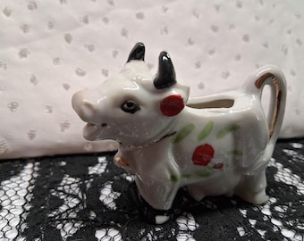 Vintage Tiny Cow Creamer, Japan