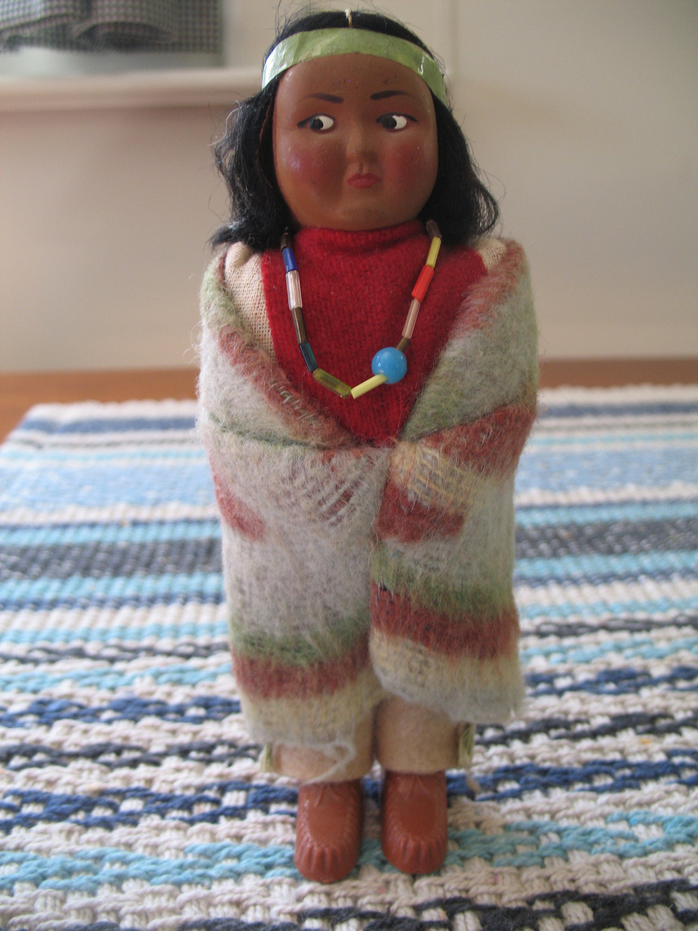 1940's Vintage Skookum 6 1/2" Bully Good Indian doll