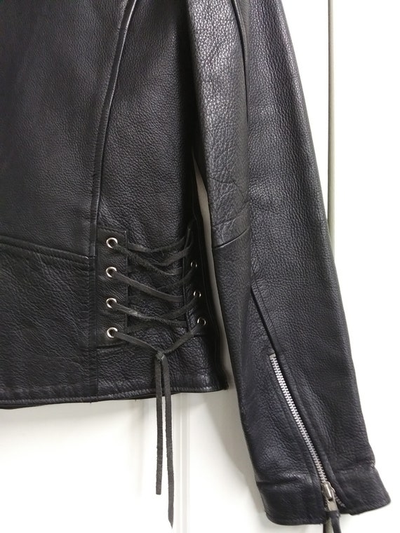 Vintage Wilsons Motorcycle Leather Jacket, hardly… - image 8