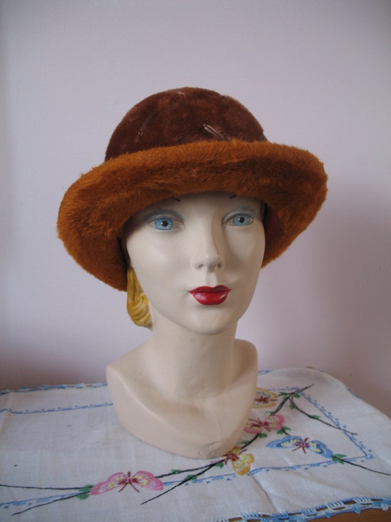 Vintage 1950's Derby Hat, Bellini Originals, La V… - image 1