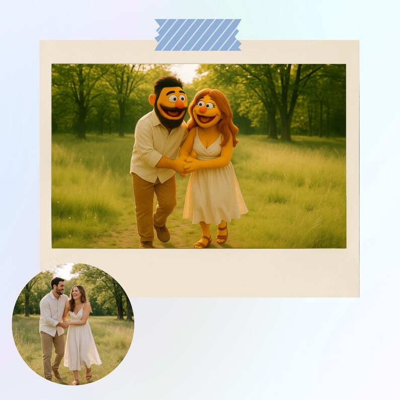 Custom Muppet-style Portrait | Bring Out Your Inner Puppet! - Etsy