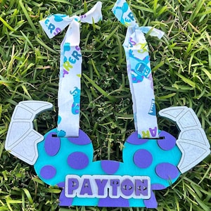 Sully-Inspired Disney Stroller Tag