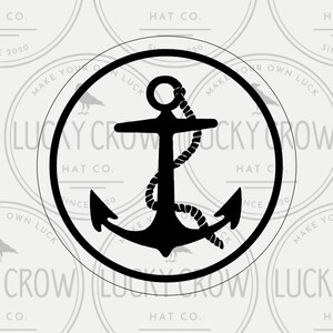 NAUTICAL ANCHOR, svg, dxf, laser cut files, engraving files, xtool, cricut, cnc, lightburn