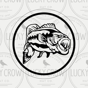 BASS FISH, svg, dxf, arquivos de corte a laser, arquivos de gravação, xtool, cricut, cnc, lightburn