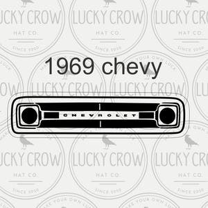 1969 chevy, SVG bundle, svg, dxf, laser cut files, engraving files, cricut, cnc, lightburn