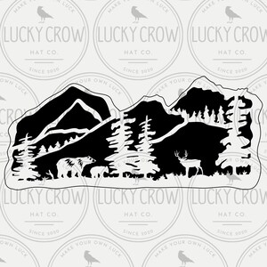 Hunter svg, hunting t shirt files, mountain svg, svg, dxf, laser cut files, engraving files, xtool, cricut, cnc, lightburn