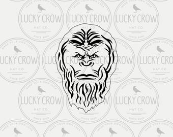 BIGFOOT SVG, Borroso, Cree en Bigfoot, SVG, DXF, archivos de corte láser, archivos de grabado, XTool, Cricut, CNC, Lightburn