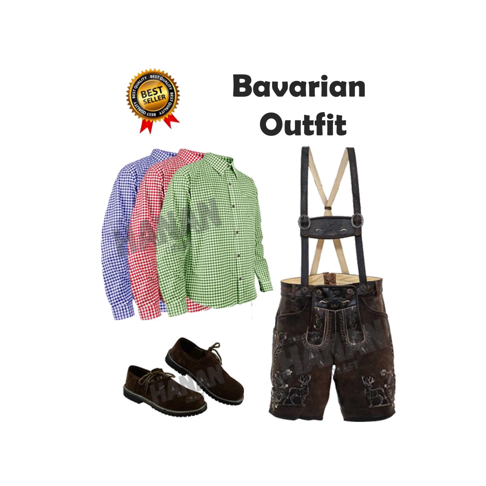 Bretels Lederhosen German Wear Lederhosen Bretels | Met Beiers Wapenschild Borduurwerk | Zacht Suède Leer | Lengte Tot 135 Cm Bretels Voor Oktoberfest