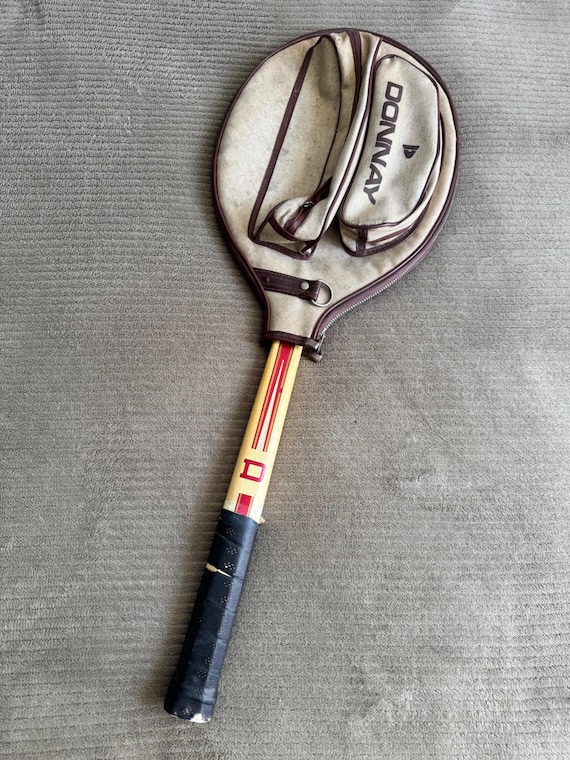 RARE Raquette de tennis vintage en bois Donnay ETOILE collectionneurs ou décoration ! Bel objet vintage - France
