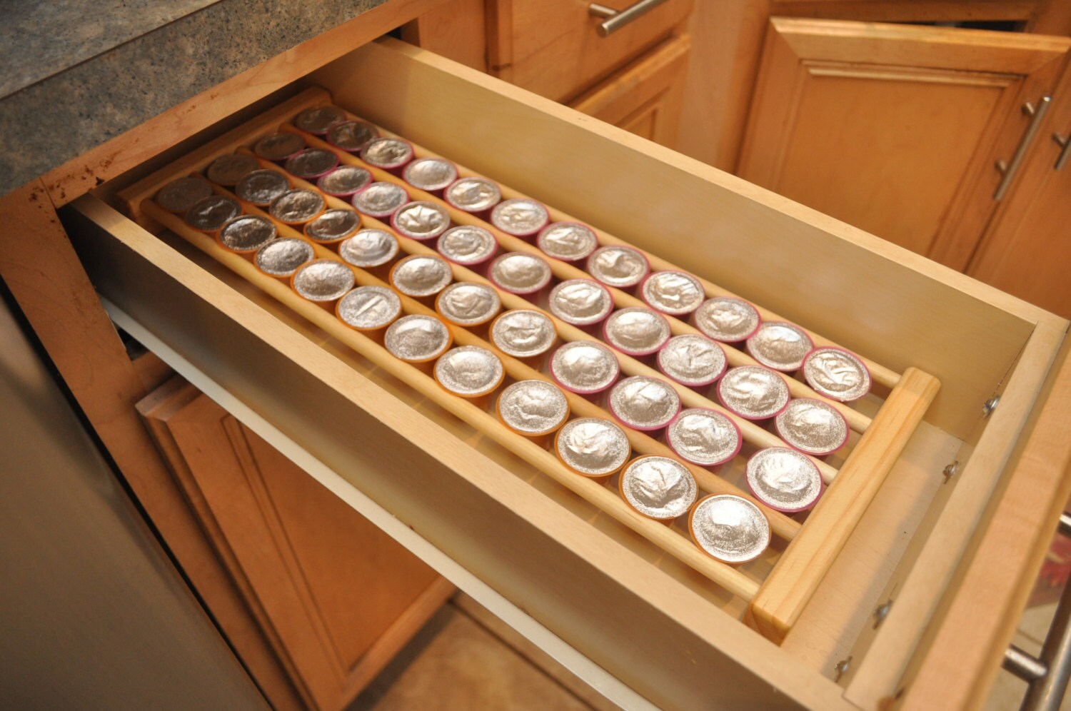 Nespresso Pod Capsule Storage Drawer Inserts Handmade in Etsy