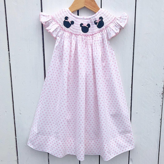 open lace back dress Birthday Girl Smocked Pink Beverly Dress by Classic Whimsy - Girls Dresses main image 1