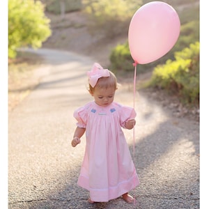 smocked birthday dress 12 months Baby girl