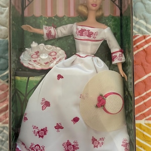 1990s Barbie Victorian Tea Doll –  Vintage Mattel Collector Edition – Never Removed from Box (NRFB)