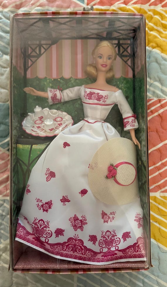 1990s Barbie Victorian Tea Doll –  Vintage Mattel Collector Edition – Never Removed from Box (NRFB)