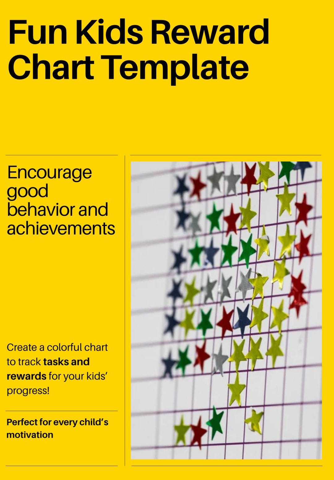 Printable Children’s Reward Chart - Etsy