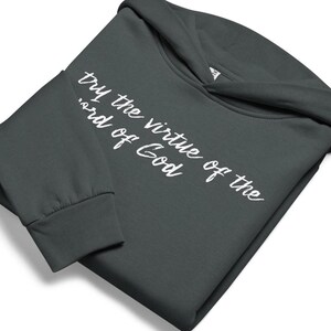 Virtue of the Word Hoodie | Faith Based Sweater | Christian Apparel