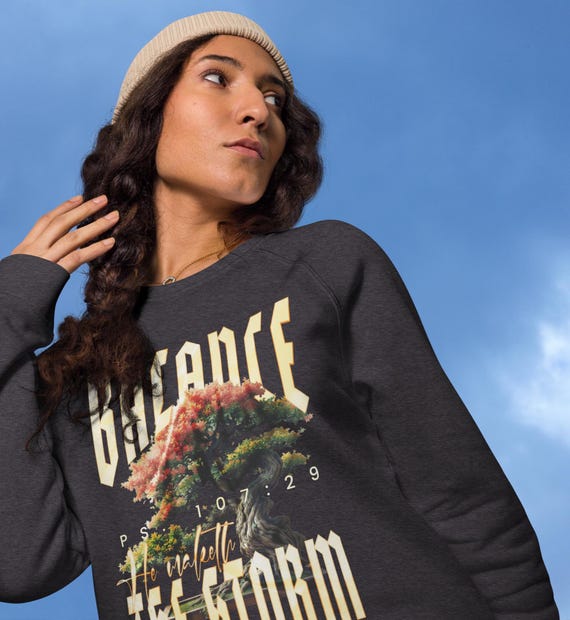 Bonsai Christian Sweatshirt | Unisex Organic Raglan Sweatshirt | SOL'S