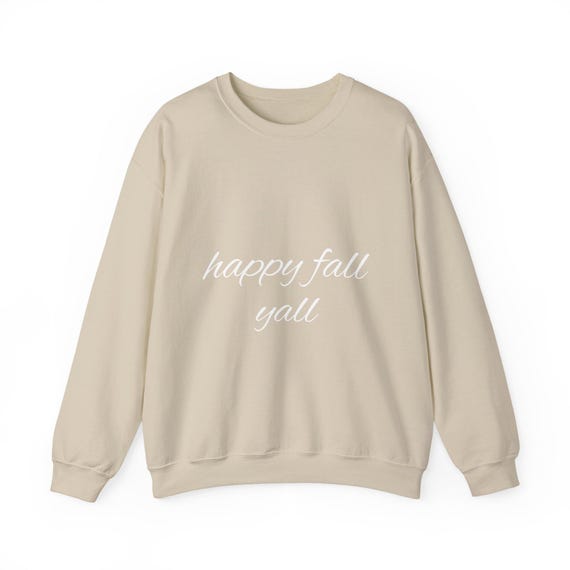Fall Crewneck Sweatshirt: Soft Cotton-Poly Blend, Casual Comfort