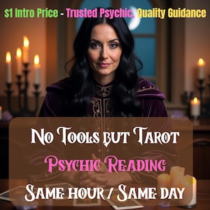 Schnelles psychisches Lesen - Gleiche Stunde, Lieferung am selben Tag, Liebes- & Lebensantworten, keine Hilfsmittel, Mittleres Lesen, spirituelle Anleitung inklusive