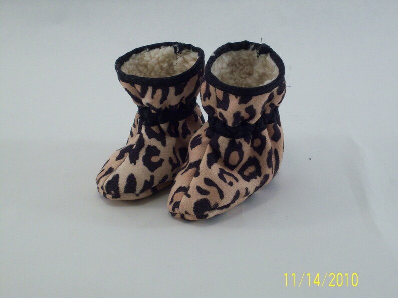 Infant furlined boots Etsy