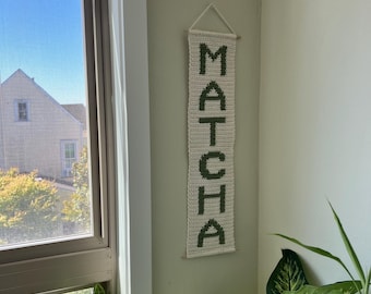 Tapestry Crochet Pattern | “Matcha” Wall Hanging | Instant PDF Download