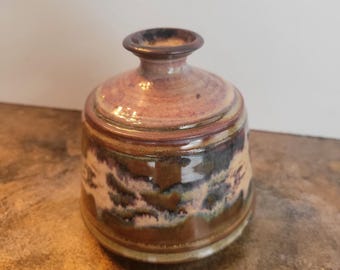 Vintage Pottery Weed Bud Vase. Handemade Ceramic Home Decor. Unique find. Vintage home