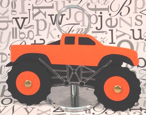Monster truck craft kit for kids birthday party favor | Etsy