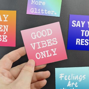 Custom Text Magnet/Quotes & Mottos Magnet/Add Your Text on Fridge Magnet/Inspirational Magnet/Magnetic Locker Decor/Custom Text Sign