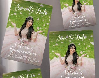 Recuerdos personalizados para quinceañeras, recuerdos con foto para invitados de quinceañera, recuerdos para quinceañeras, recuerdos para quinceañeras, recuerdos para quinceañeras, imanes para cumpleaños de quinceañera