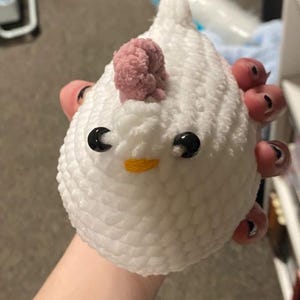 Crochet Chicken, cute chicken, crochet