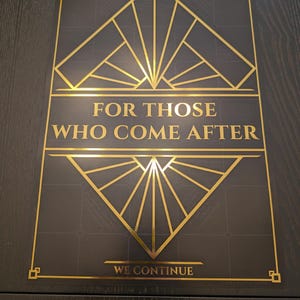 Clair Obscur: Expedition 33 Gold Foil Poster Print