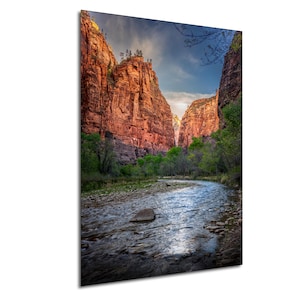 Zion Narrows Print: Utah National Park Canyon Landscape Photography