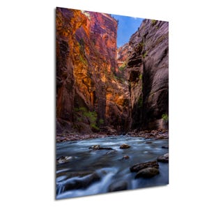 Zion Narrows Canyon Photo: Utah National Park Wall Art Print