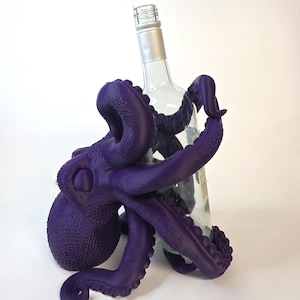3D Printed Octopus Wine Bottle Holder