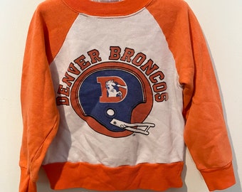 Orange Crush - VTG Denver Broncos Sweatshirt - Youth S