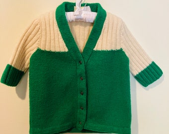 Nordique Magnifique - Suéter de lana tejido a mano - Niños M