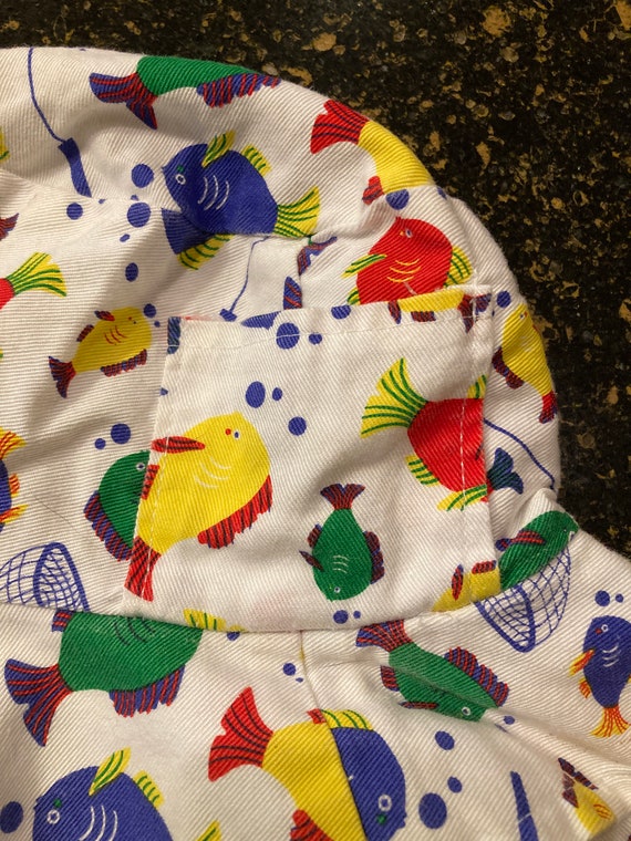 Go Fish - Adorbs VTG 80s/90s Child's Fisherman Hat