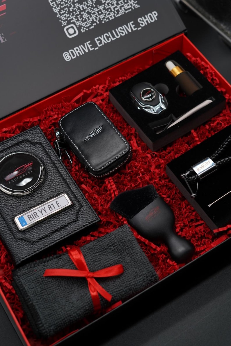 Personalized Car Gift Box – Engraved Gift for Men – Gift Idea for Car ...