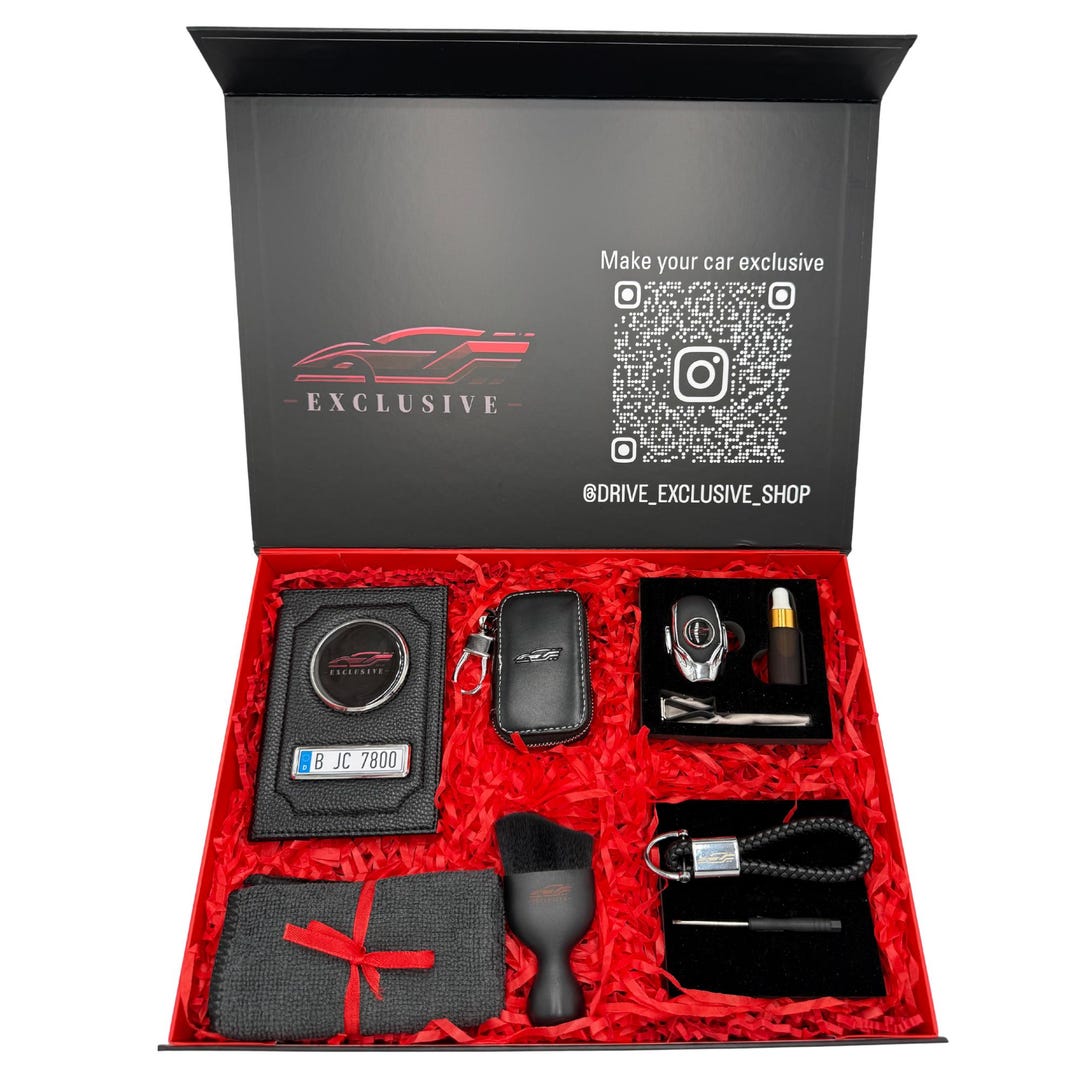 Personalized Car Gift Box – Engraved Gift for Men – Gift Idea for Car ...
